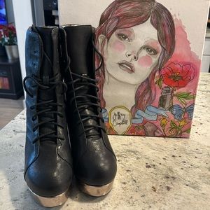 Jeffrey Campbell Back Off Platform Boots - Women’s 8